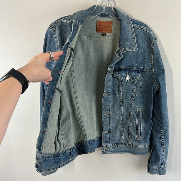 Lucky Brand The Tomboy Trucker Jacket Size L - Picture 12 of 16